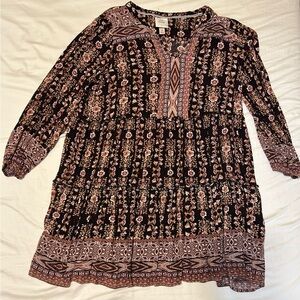 Knox Rose Floral Babydoll Dress